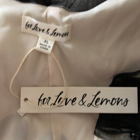 NWT For Love and Lemons Dorothy dot mini dress - Picture 11 of 13